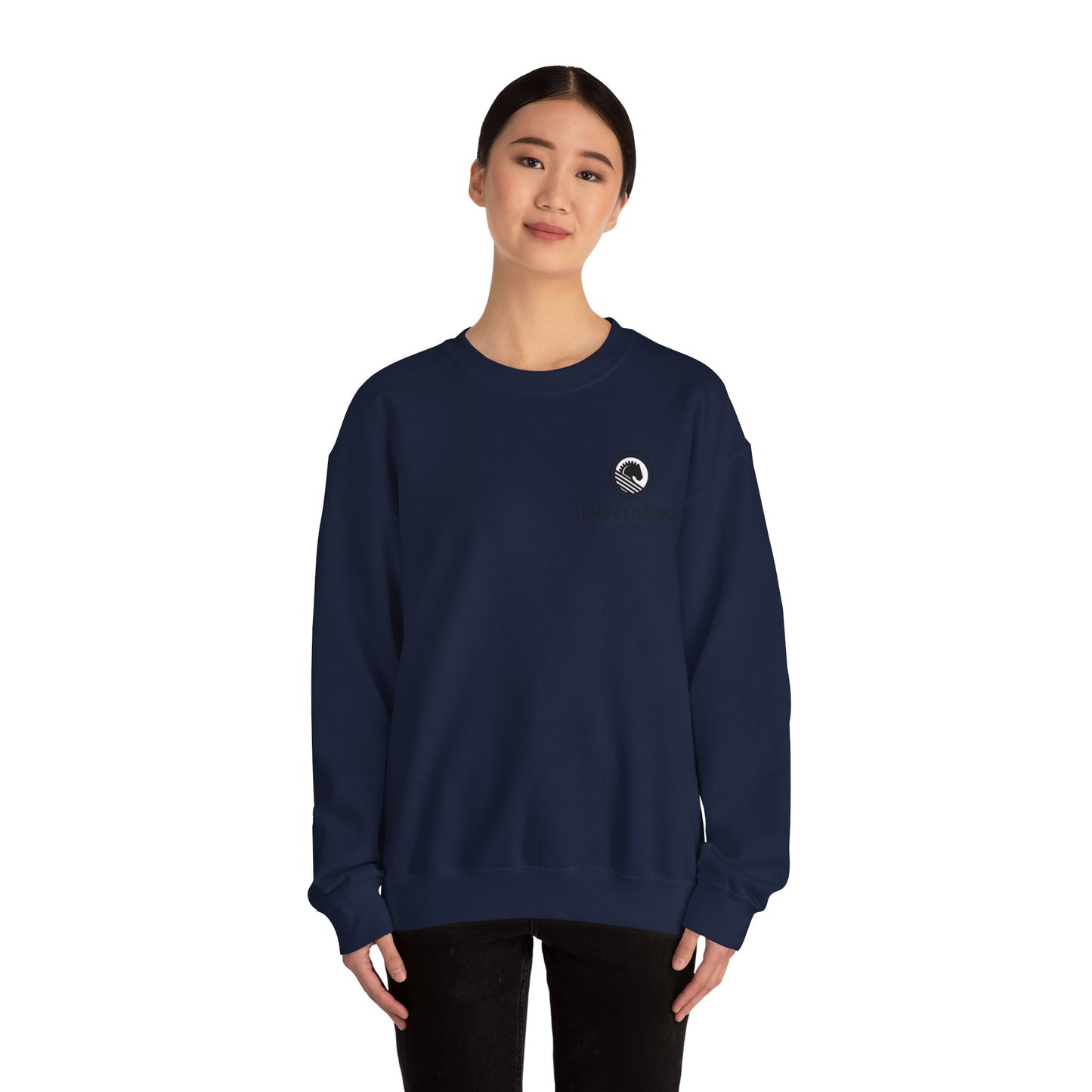 Horse With Flowers Crewneck