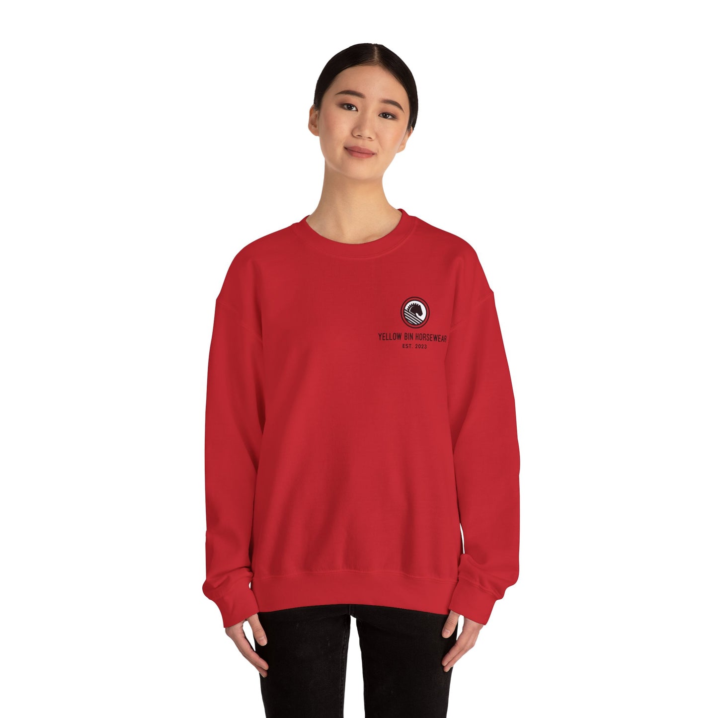 Horse With Flowers Crewneck