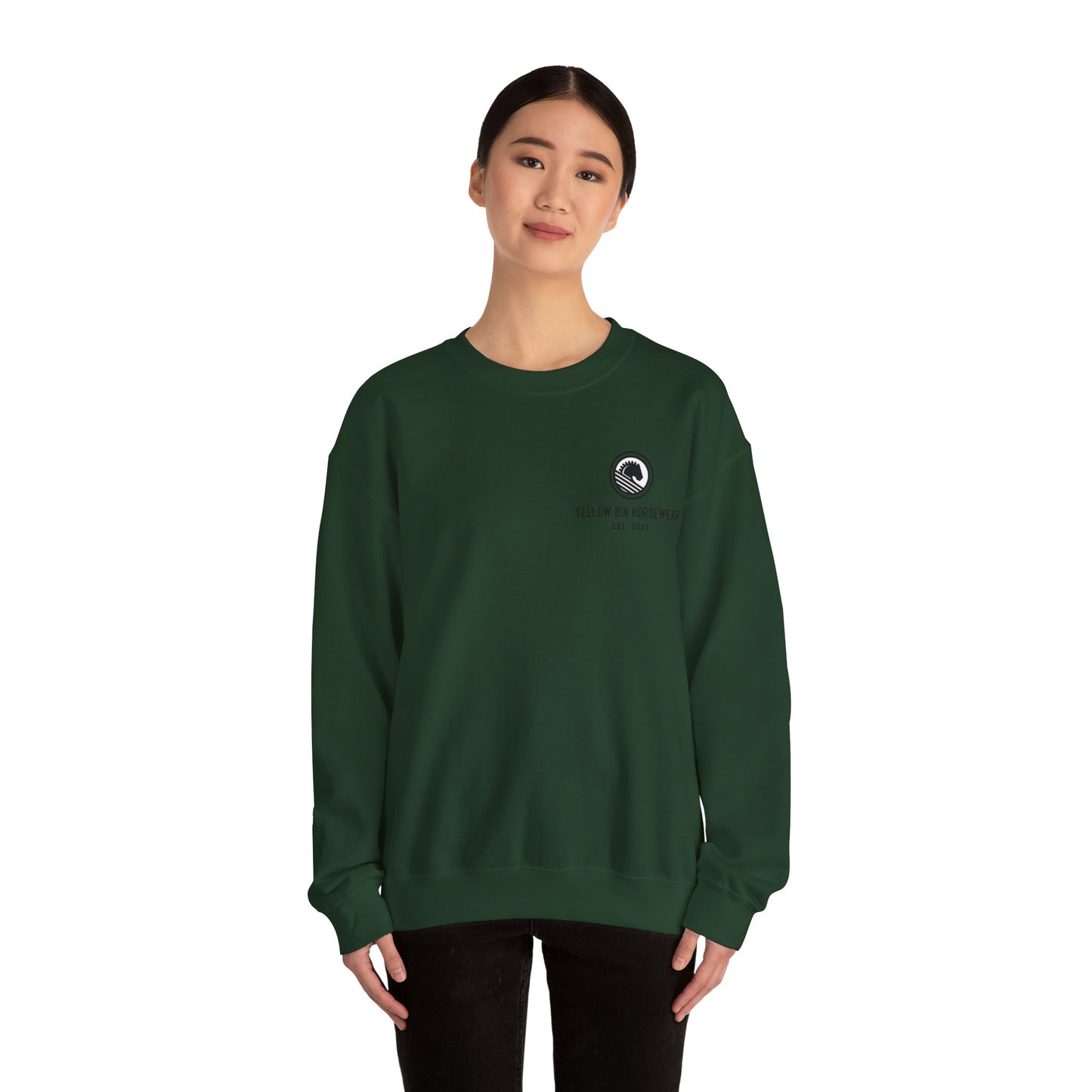 Horse With Flowers Crewneck