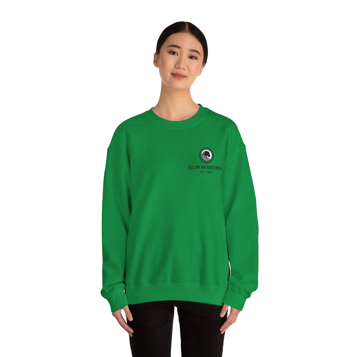 Horse With Flowers Crewneck